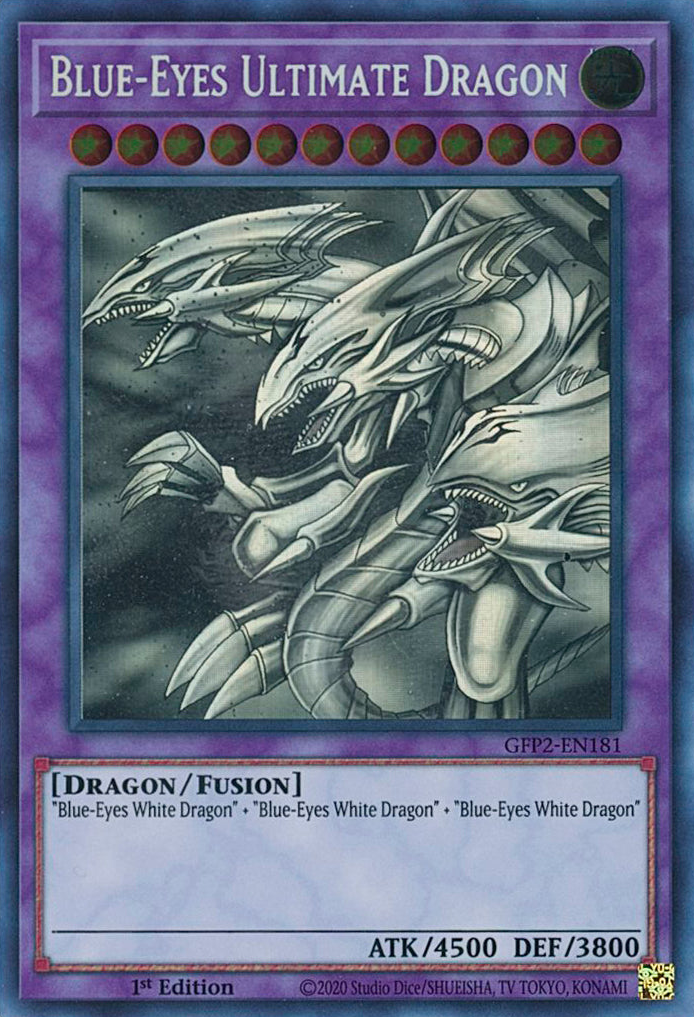 Blue-Eyes Ultimate Dragon [GFP2-EN181] Ghost Rare Yu-Gi-Oh!