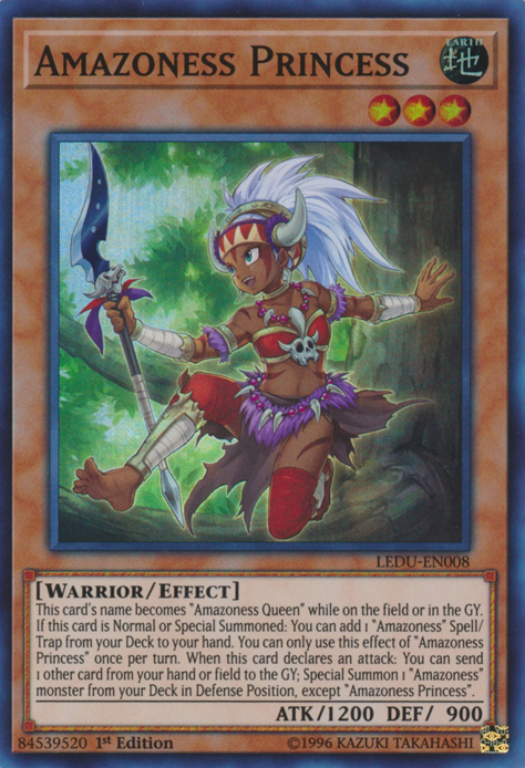 Amazoness Princess [LEDU-EN008] Super Rare Yu-Gi-Oh!