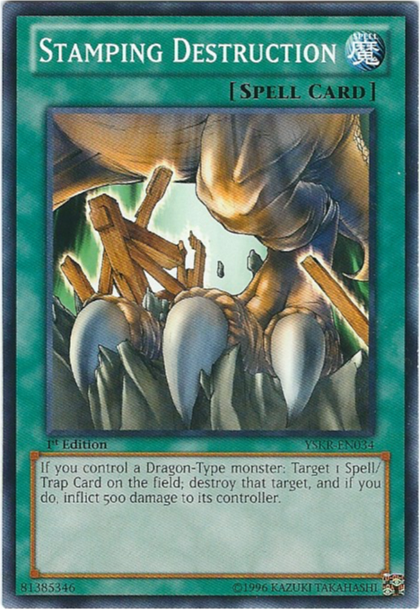 Stamping Destruction [YSKR-EN034] Common Yu-Gi-Oh!