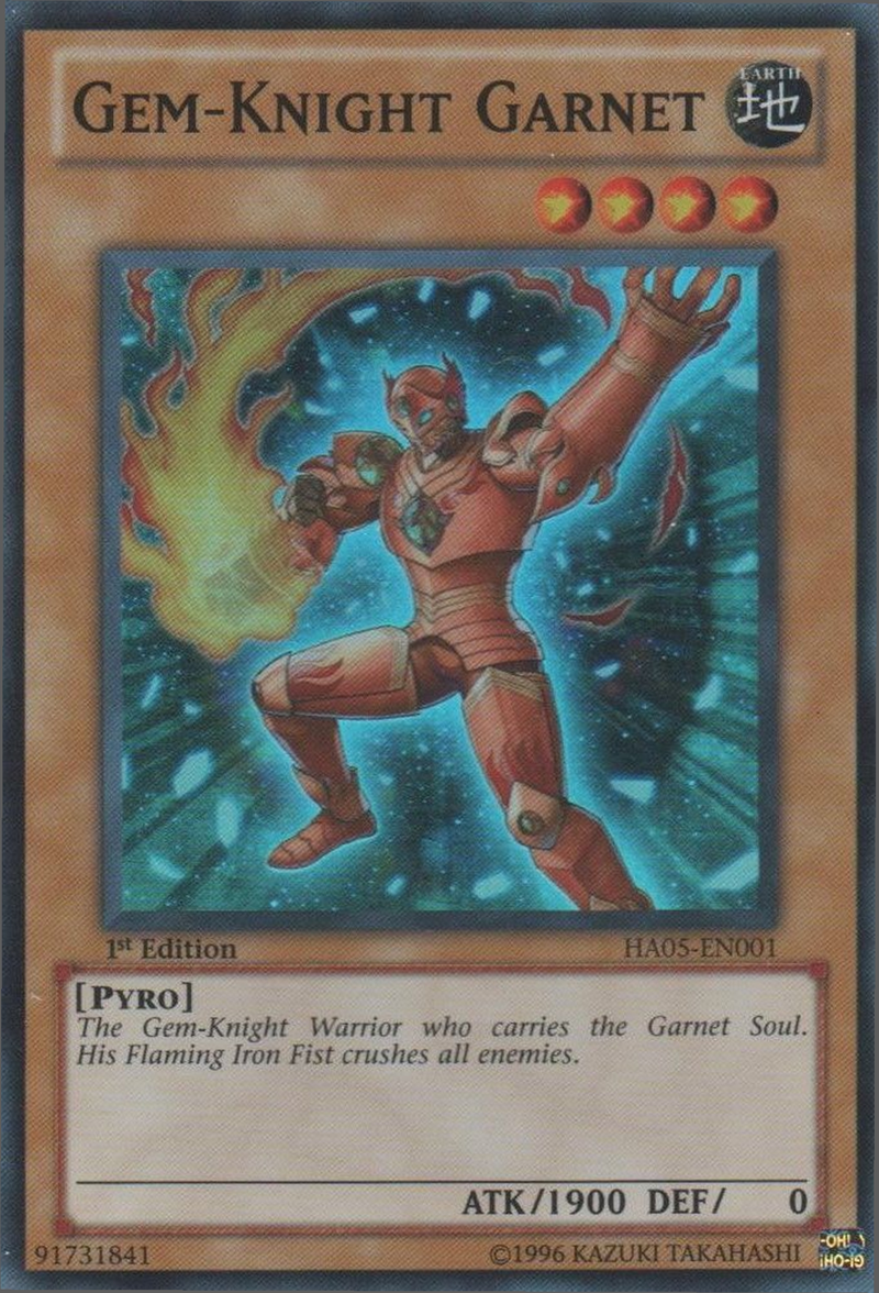 Gem-Knight Garnet [HA05-EN001] Super Rare Yu-Gi-Oh!