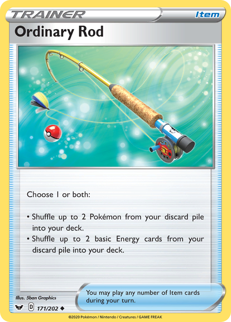 Ordinary Rod (171/202) [Sword & Shield: Base Set] Pokémon