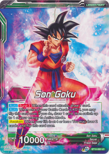 Son Goku // Ferocious Strike SS Son Goku (BT10-060) [Rise of the Unison Warrior Prerelease Promos] Dragon Ball Super