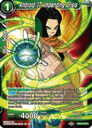Android 17, Impending Crisis (XD3-04) [Mythic Booster] Dragon Ball Super