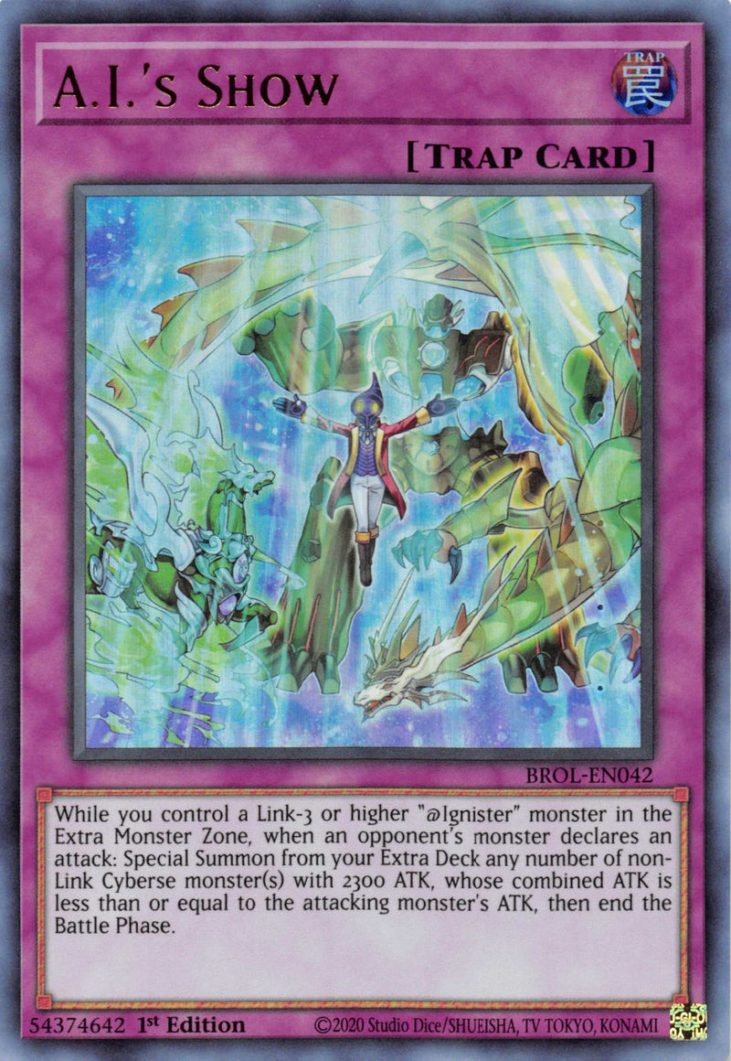 A.I.'s Show [BROL-EN042] Ultra Rare Yu-Gi-Oh!