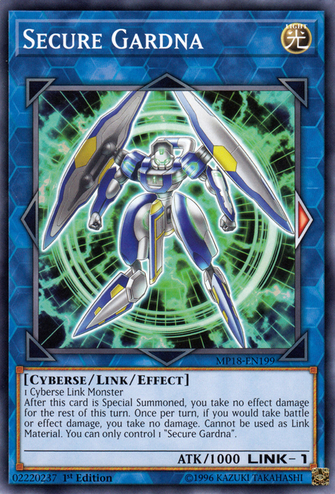 Secure Gardna [MP18-EN199] Common Yu-Gi-Oh!