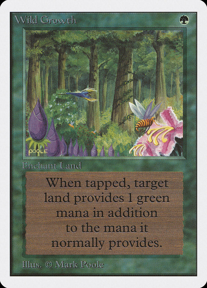 Wild Growth [Unlimited Edition] Magic: The Gathering