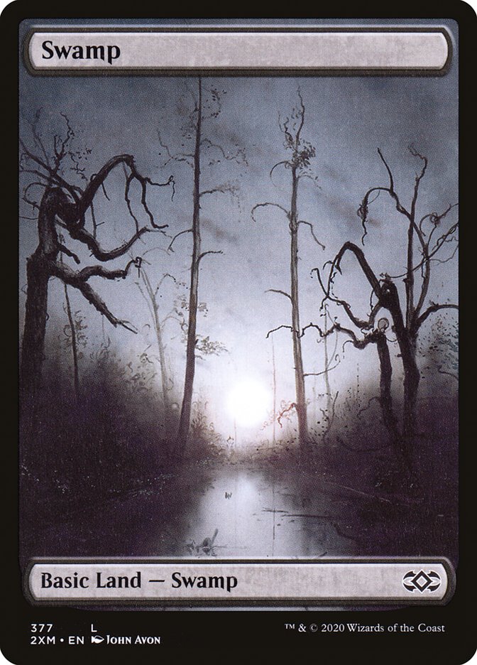 Swamp (377) [Double Masters] Magic: The Gathering
