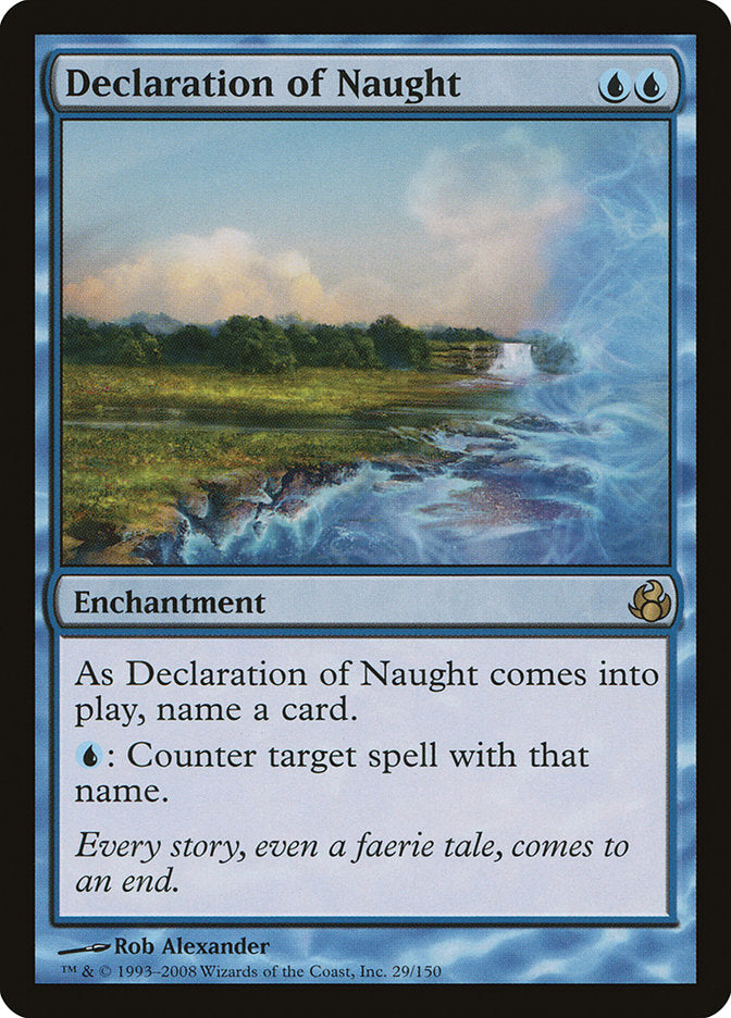 Declaration of Naught [Morningtide] Magic: The Gathering