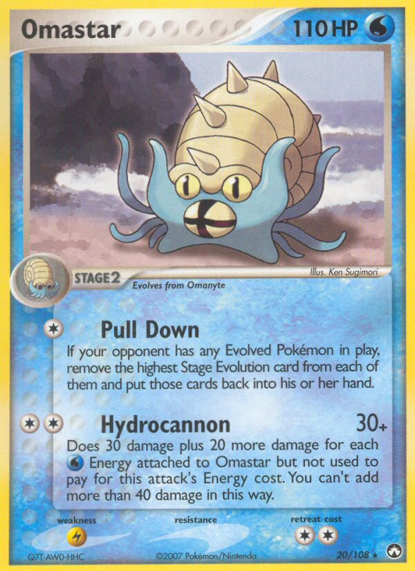 Omastar (20/108) [EX: Power Keepers] Pokémon