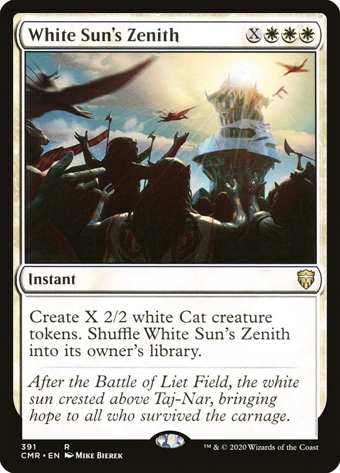 White Sun's Zenith [Commander Legends] Magic: The Gathering