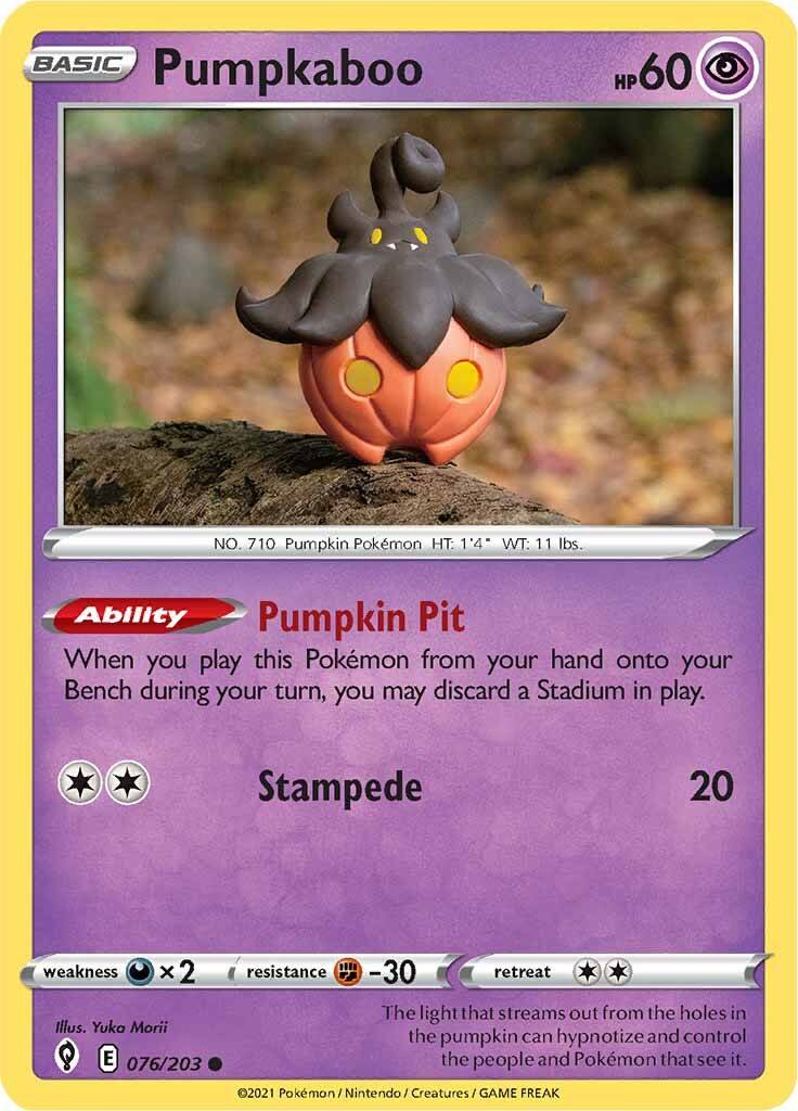 Pumpkaboo (076/203) [Sword & Shield: Evolving Skies] Pokémon
