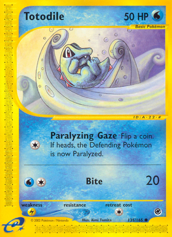 Totodile (135/165) [Expedition: Base Set] Pokémon