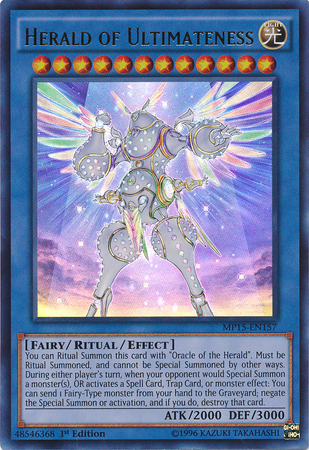 Herald of Ultimateness [MP15-EN157] Ultra Rare Yu-Gi-Oh!