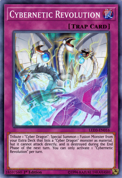 Cybernetic Revolution [LED3-EN016] Super Rare Yu-Gi-Oh!