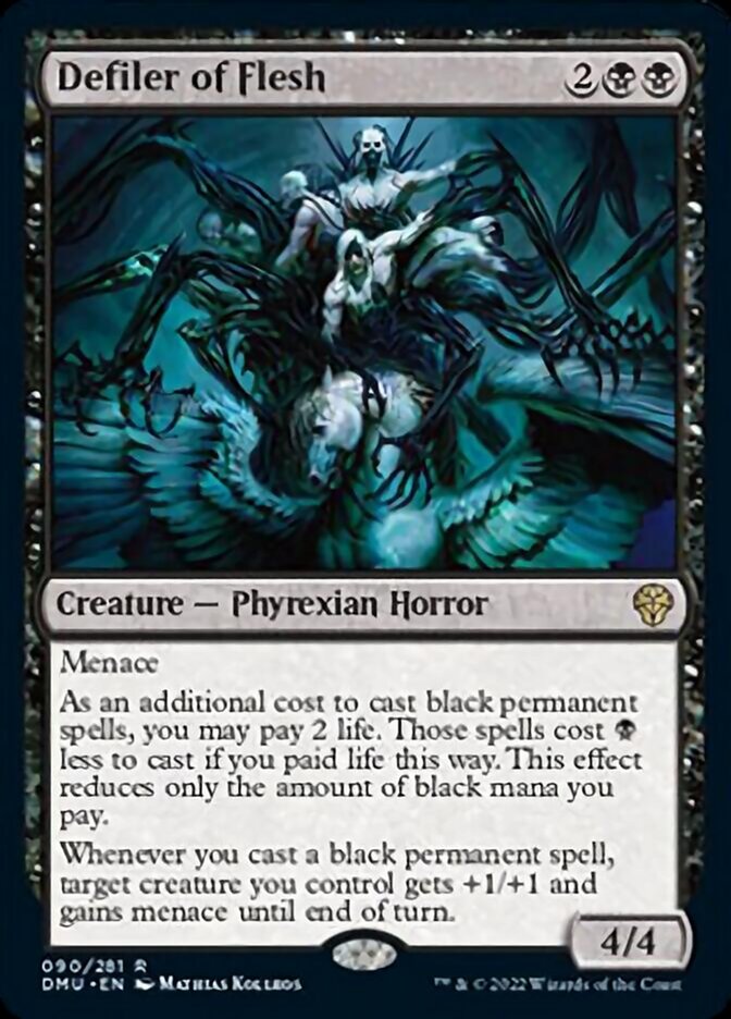 Defiler of Flesh [Dominaria United] Magic: The Gathering