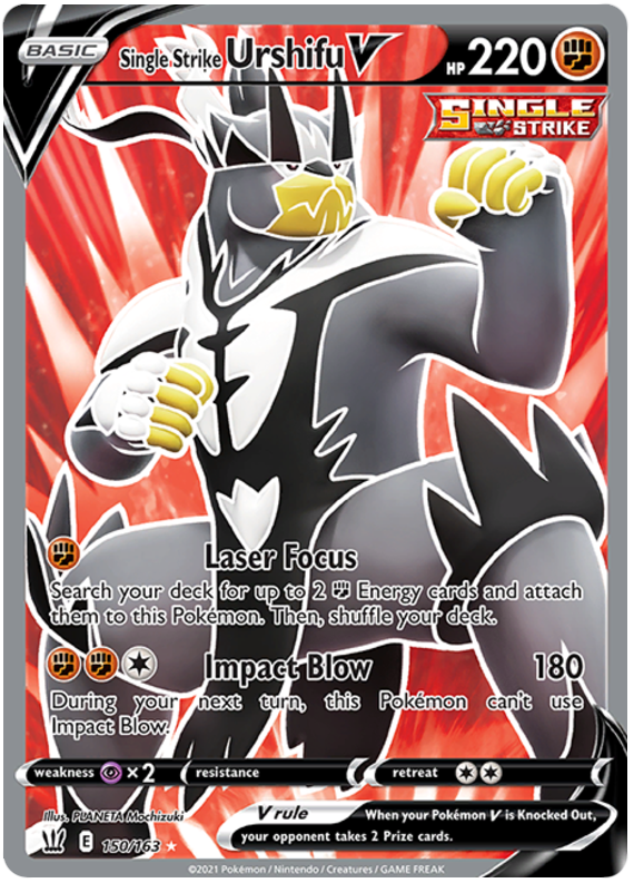 Single Strike Urshifu V (150/163) [Sword & Shield: Battle Styles] Pokémon