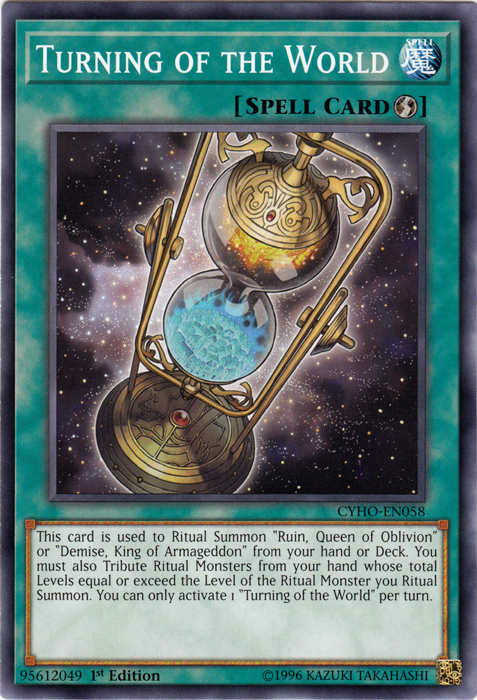 Turning of the World [CYHO-EN058] Common Yu-Gi-Oh!