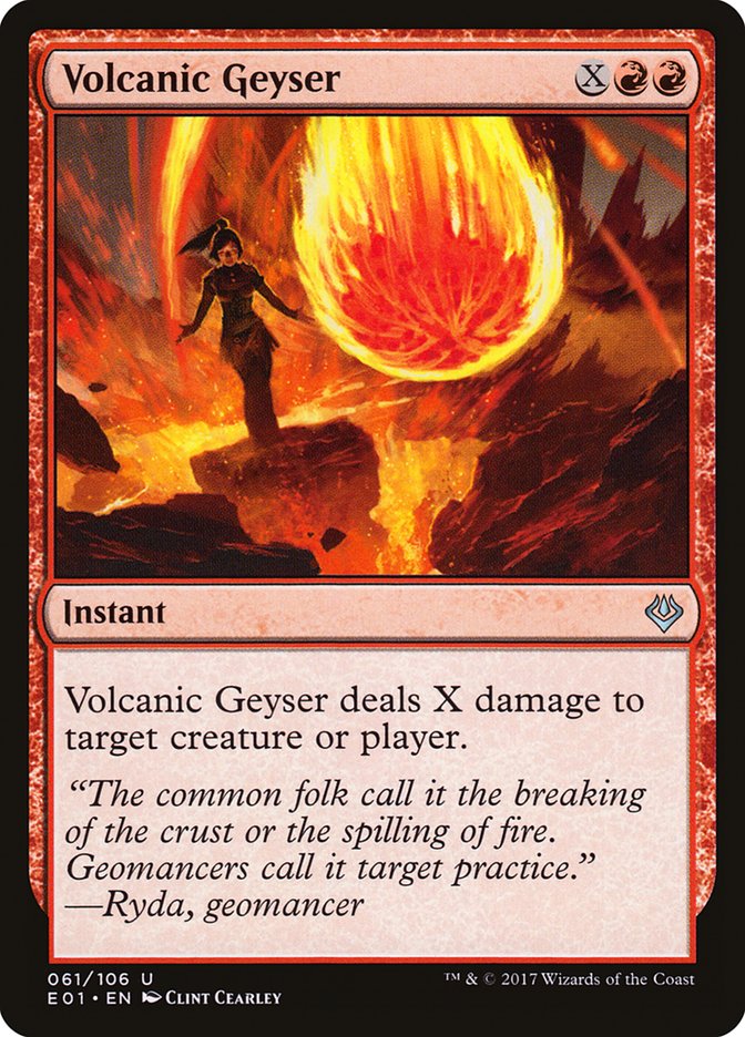 Volcanic Geyser [Archenemy: Nicol Bolas] Magic: The Gathering
