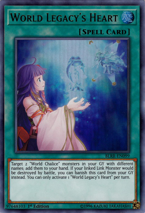 World Legacy's Heart [BLRR-EN099] Ultra Rare Yu-Gi-Oh!