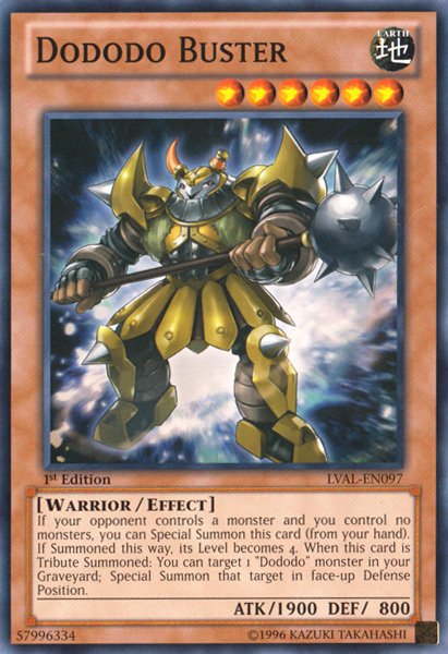 Dododo Buster [LVAL-EN097] Common Yu-Gi-Oh!