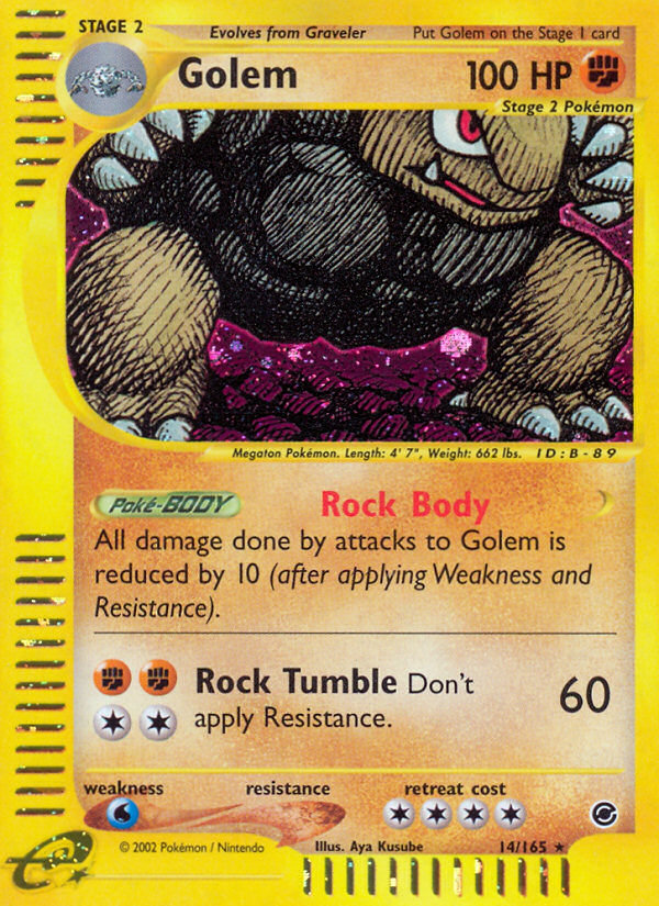 Golem (14/165) [Expedition: Base Set] Pokémon