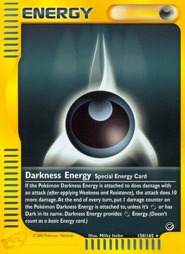 Darkness Energy (158/165) [Expedition: Base Set] Pokémon