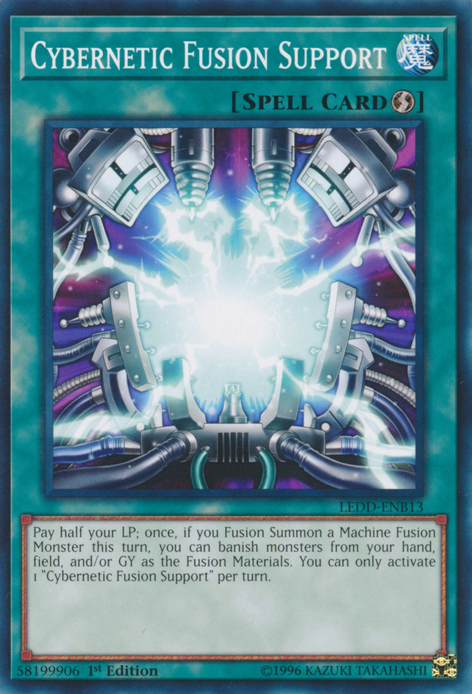 Cybernetic Fusion Support [LEDD-ENB13] Common Yu-Gi-Oh!