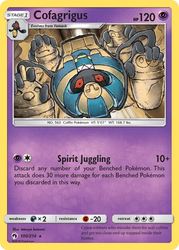 Cofagrigus (100/214) [Sun & Moon: Lost Thunder] Pokémon