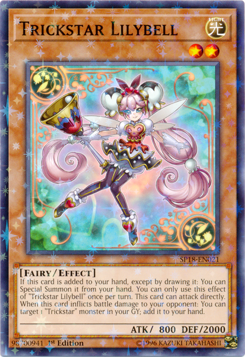 Trickstar Lilybell [SP18-EN021] Starfoil Rare Yu-Gi-Oh!