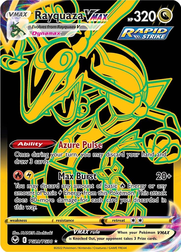 Rayquaza VMAX (TG29/TG30) [Sword & Shield: Silver Tempest] Pokémon