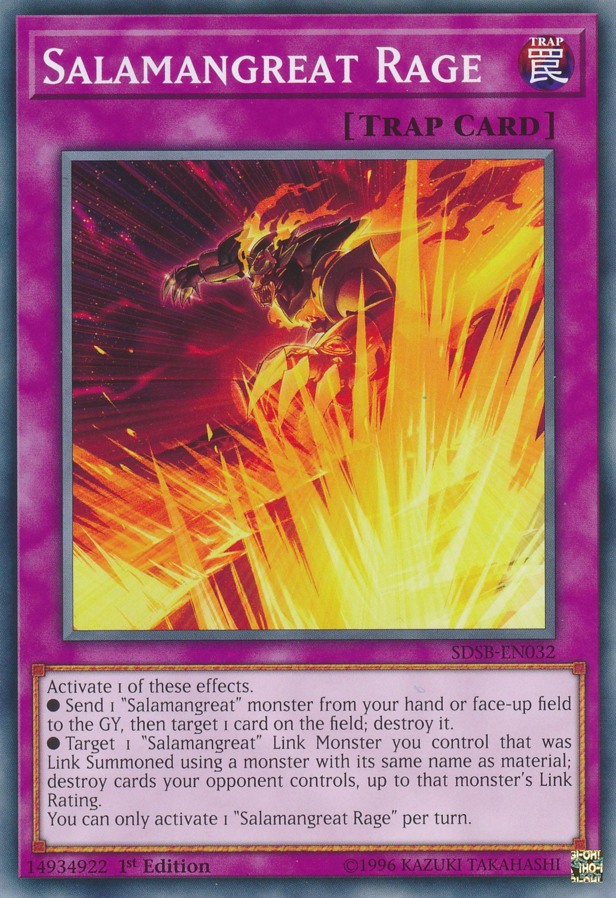 Salamangreat Rage [SDSB-EN032] Common Yu-Gi-Oh!