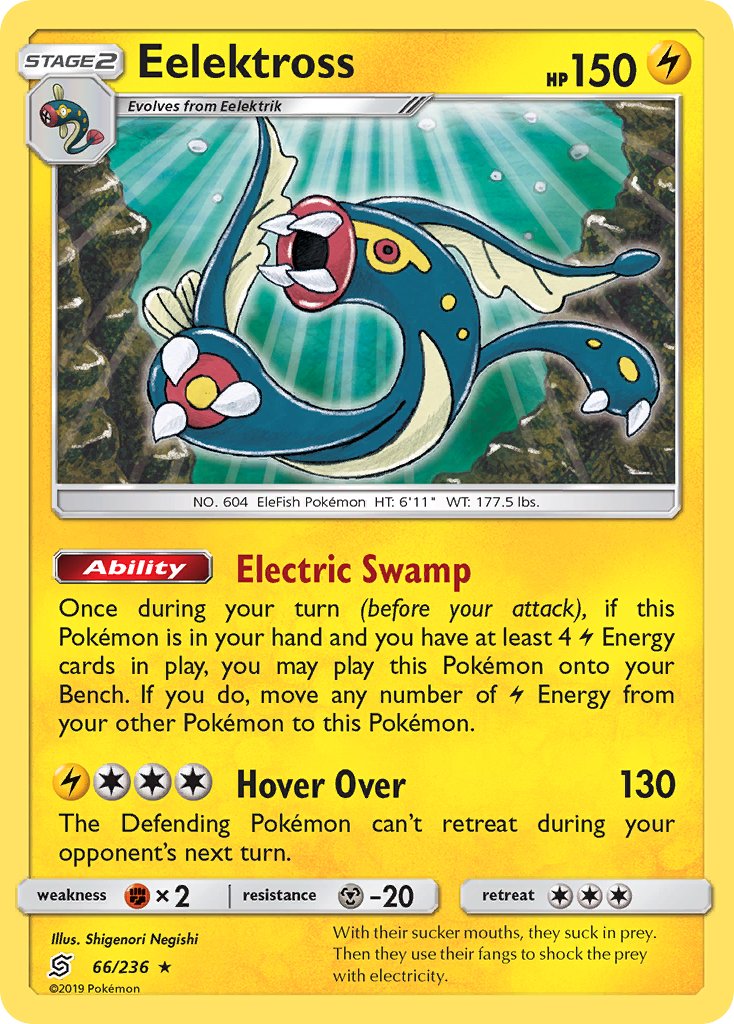 Eelektross (66/236) (Theme Deck Exclusive) [Sun & Moon: Unified Minds] Pokémon