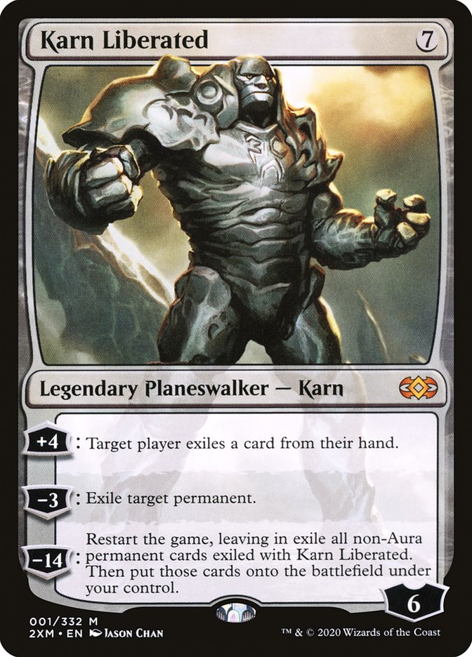 Karn Liberated [Double Masters] Magic: The Gathering