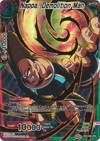 Nappa, Demolition Man (SPR) (BT9-090) [Universal Onslaught] Dragon Ball Super