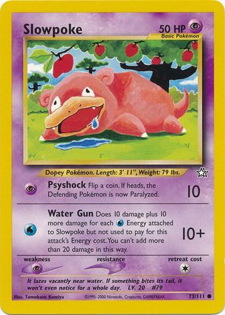 Slowpoke (73/111) [Neo Genesis Unlimited] Pokémon