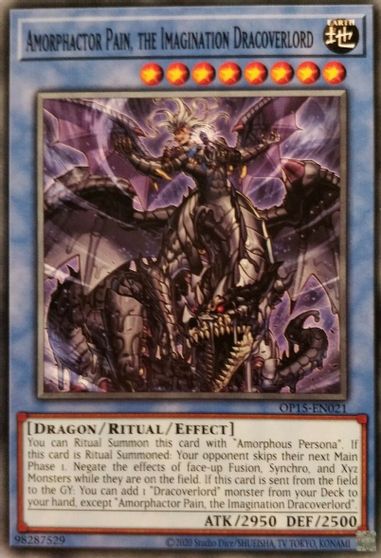 Amorphactor Pain, the Imagination Dracoverlord [OP15-EN021] Common Yu-Gi-Oh!