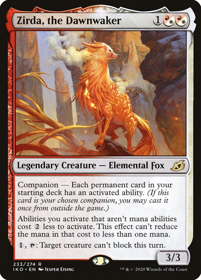 Zirda, the Dawnwaker [Ikoria: Lair of Behemoths] Magic: The Gathering