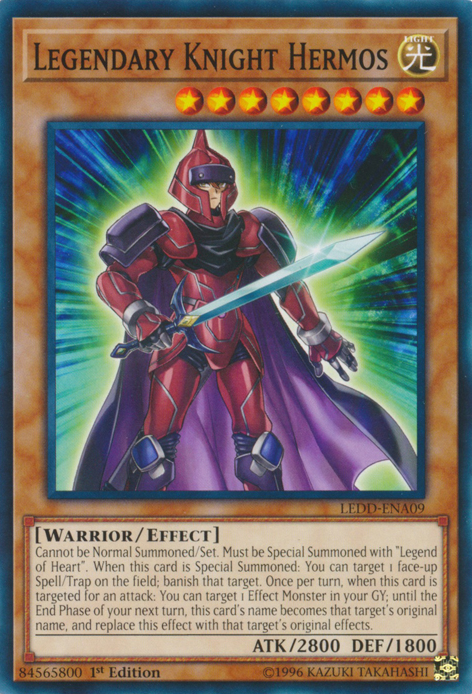 Legendary Knight Hermos [LEDD-ENA09] Common Yu-Gi-Oh!