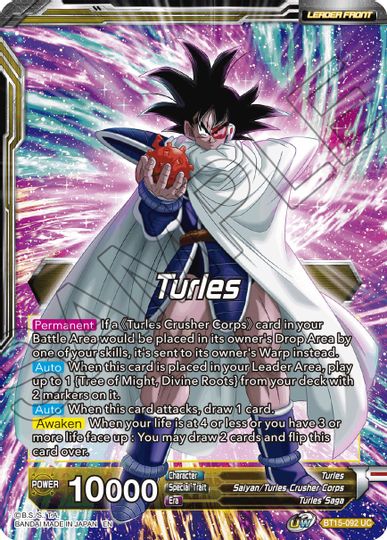 Turles // Turles, Accursed Power (BT15-092) [Saiyan Showdown Prerelease Promos] Dragon Ball Super