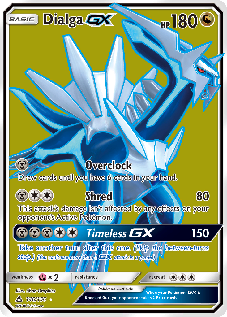 Dialga GX (146/156) [Sun & Moon: Ultra Prism] Pokémon