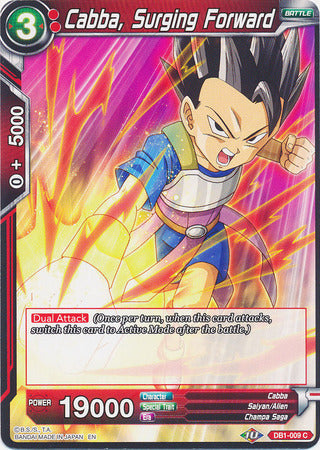 Cabba, Surging Forward (DB1-009) [Dragon Brawl] Dragon Ball Super