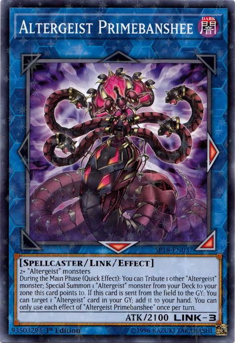 Altergeist Primebanshee [SP18-EN037] Starfoil Rare Yu-Gi-Oh!