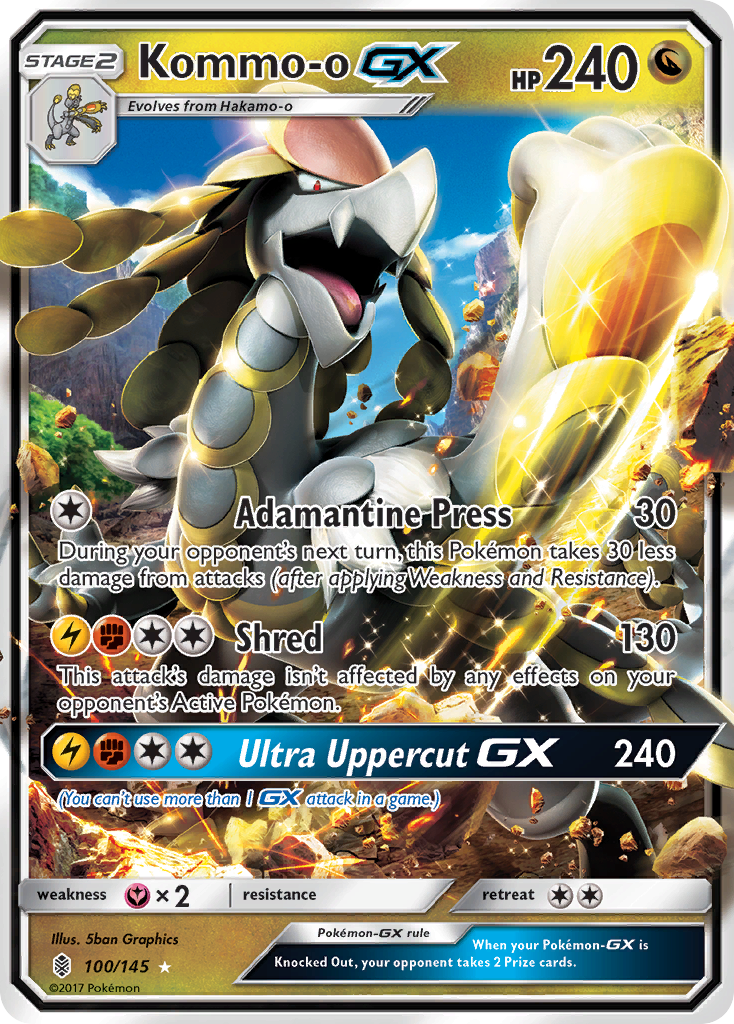 Kommo-o GX (100/145) [Sun & Moon: Guardians Rising] Pokémon