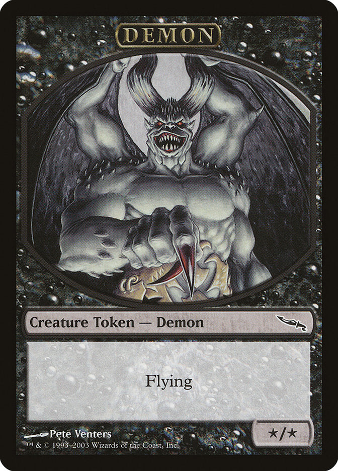 Demon Token [Magic Player Rewards 2003] Magic: The Gathering