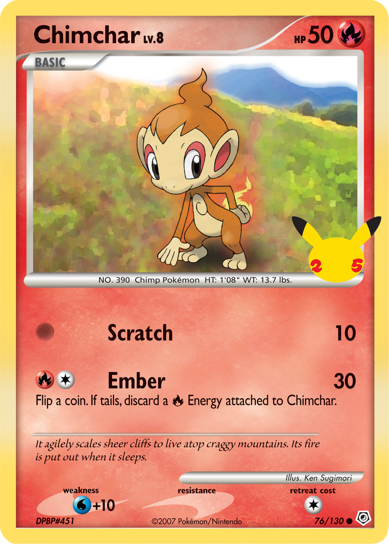 Chimchar (76/130) [First Partner Pack] Pokémon