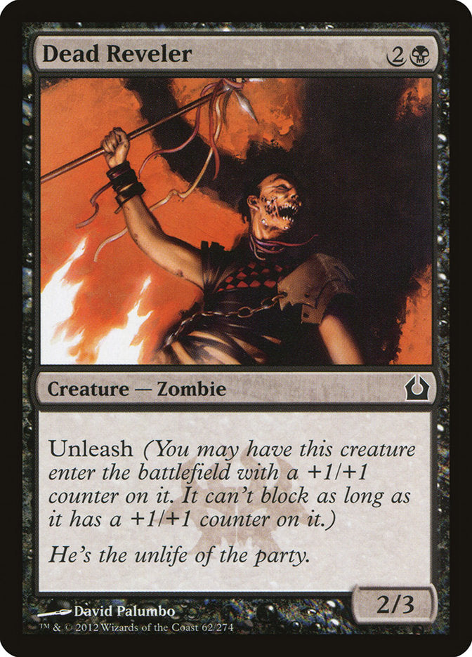 Dead Reveler [Return to Ravnica] Magic: The Gathering