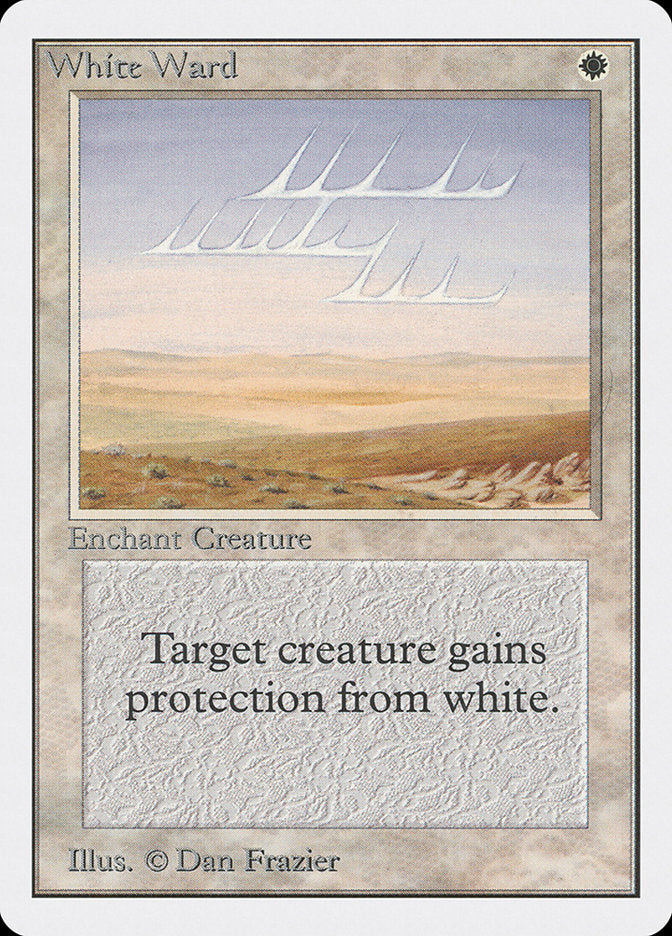White Ward [Unlimited Edition] Magic: The Gathering