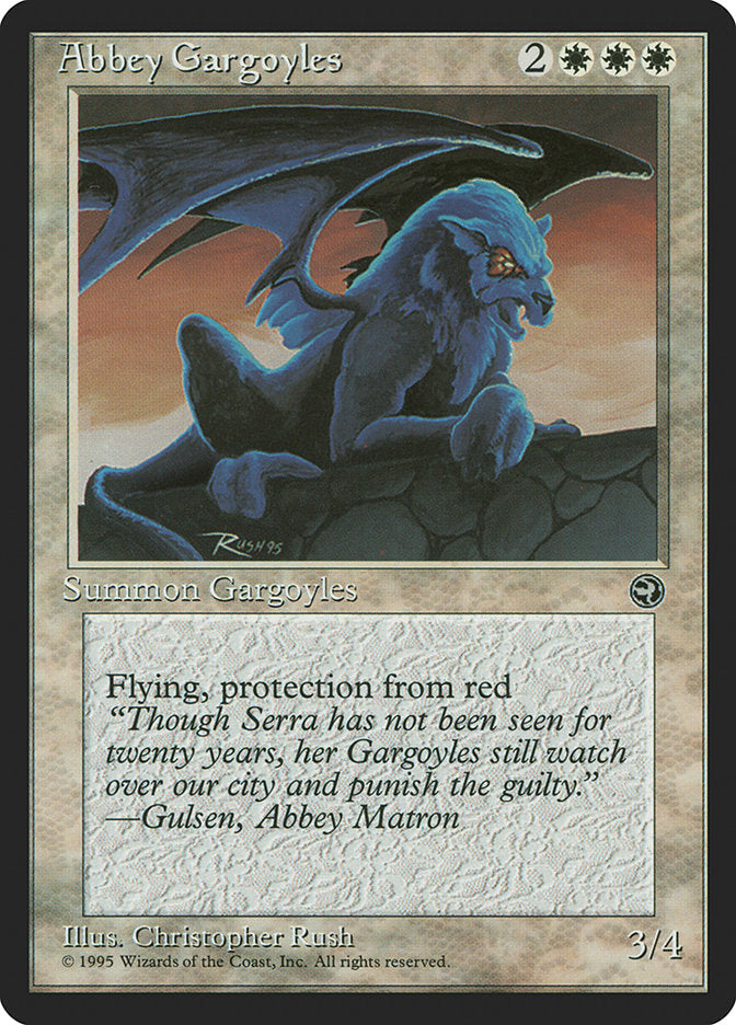 Abbey Gargoyles [Homelands] Magic: The Gathering