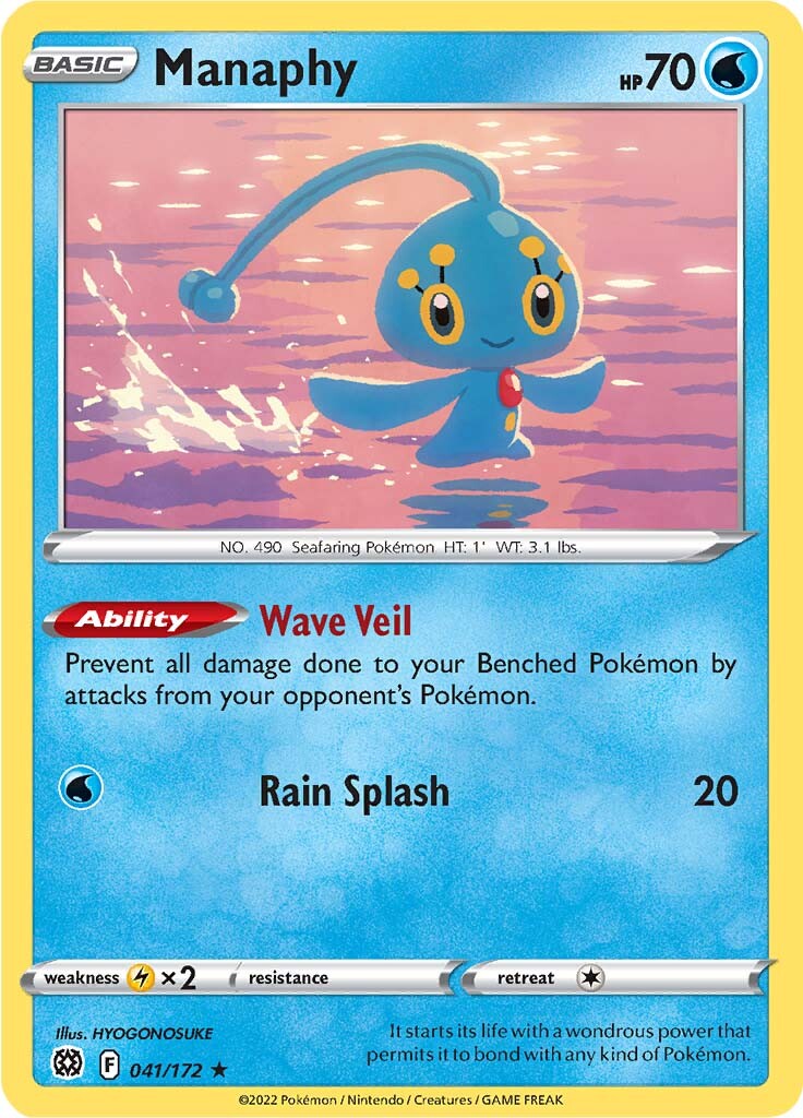 Manaphy (041/172) [Sword & Shield: Brilliant Stars] Pokémon