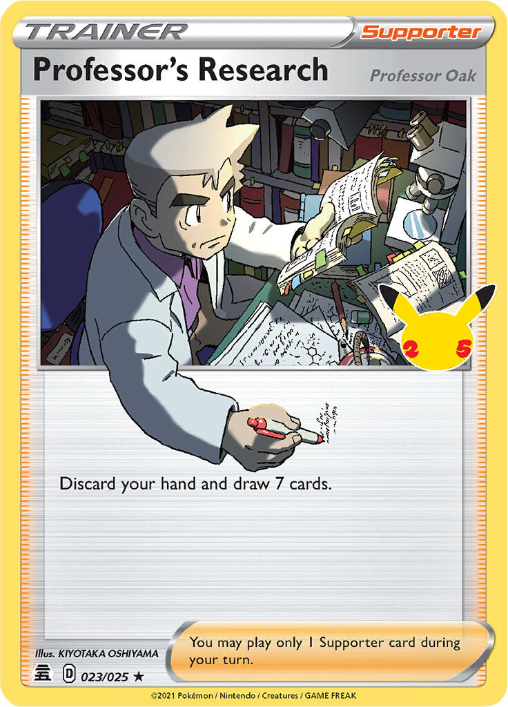 Professor's Research (023/025) [Celebrations: 25th Anniversary] Pokémon